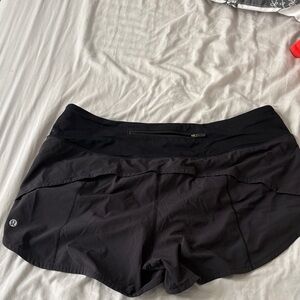 lululemon athletica Women's Black Athletic Shorts